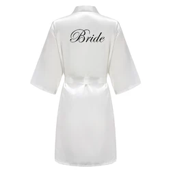 Elegant Satin Robes for Brides and Bridesmaids - Luxurious Bridal Party Gifts (As the photo show)