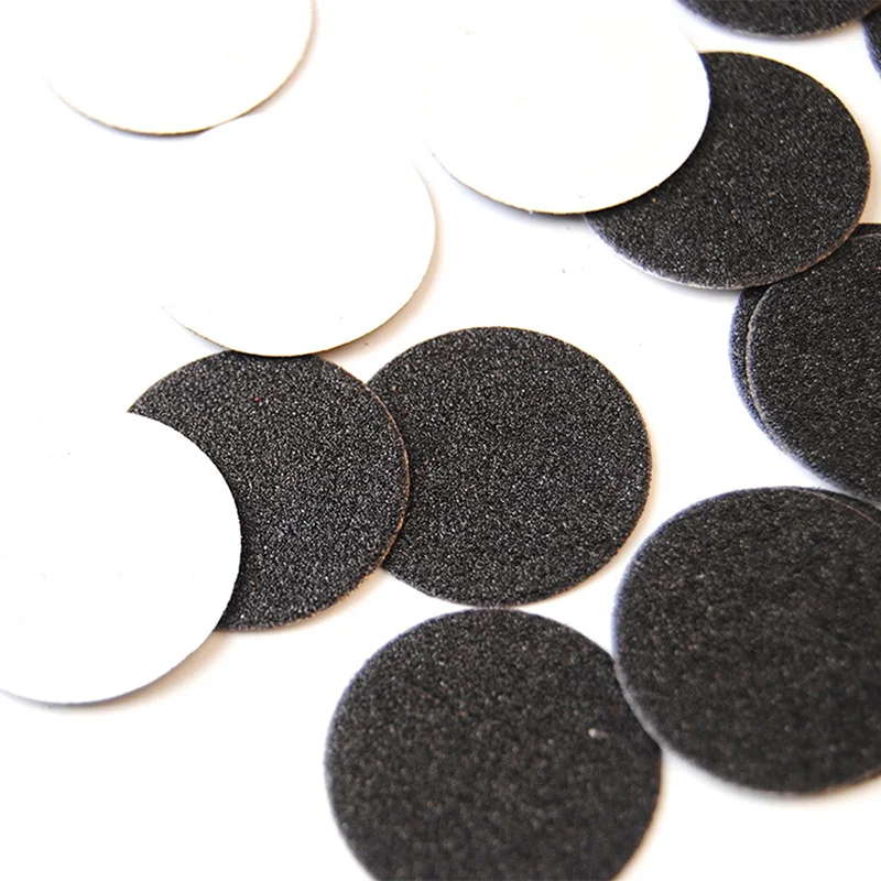 100pcs Nail Sandpaper with Rotary Disk Pedicure Sandpaper Nail Drill