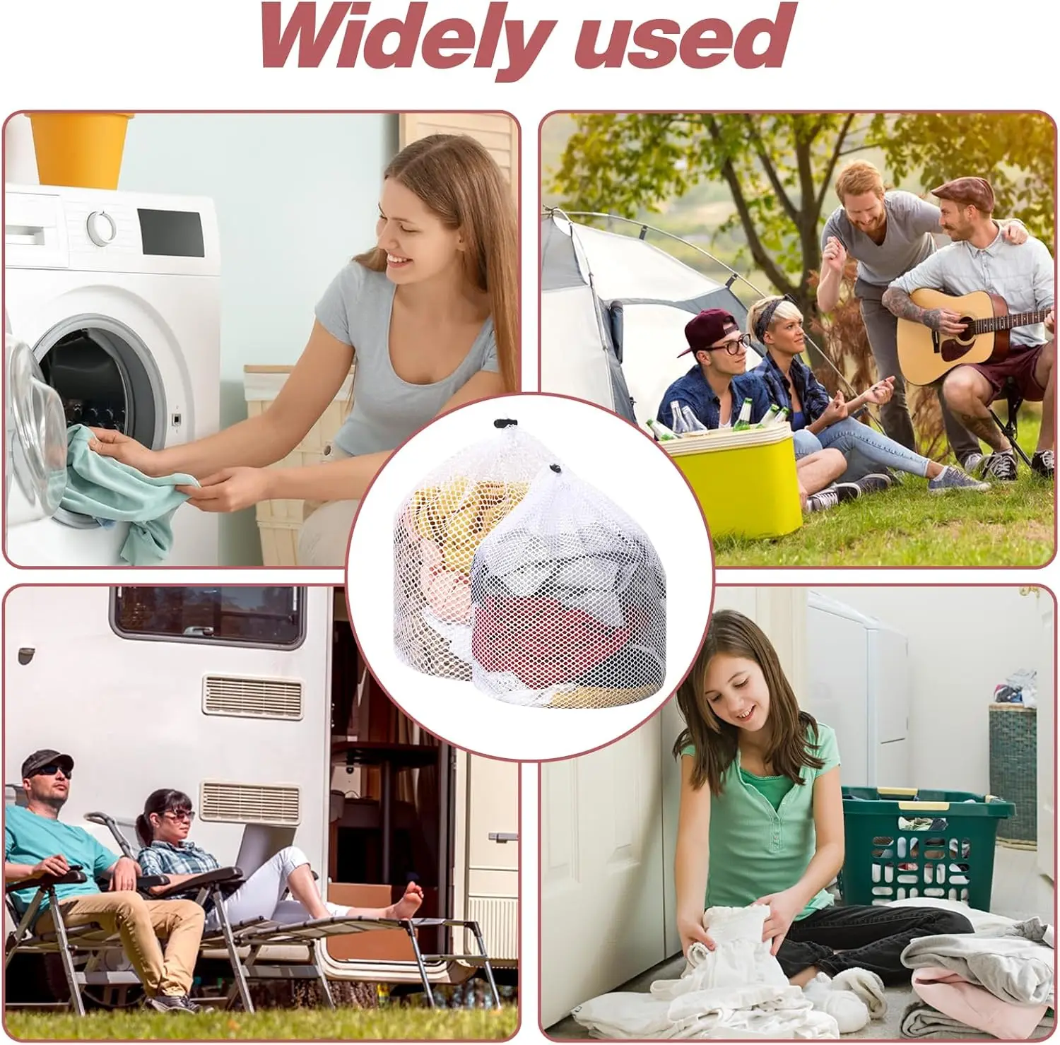 Laundry Bag Large Washing Mesh Organizer Net Dirty Bra Socks Underwear Shoe Storag Wash Machine Cover Clothes