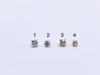 B009 3mm 4mm Sew On Rhinestones Mini Glass Doll Clothes Doll Sewing Craft Notion 2
