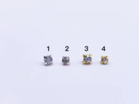 B009 3mm 4mm Sew On Rhinestones Mini Glass Doll Clothes Doll Sewing Craft Notion 2