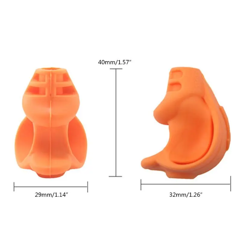 ADWE 6PC 실리콘 연필 그리퍼 어린이 필기용 범용 자세 교정