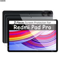 Dual - Pack HD Scratch Proof Tempered Glass Screen Protector, Bubble - Free Film (2P - Redmi Pad Pro)