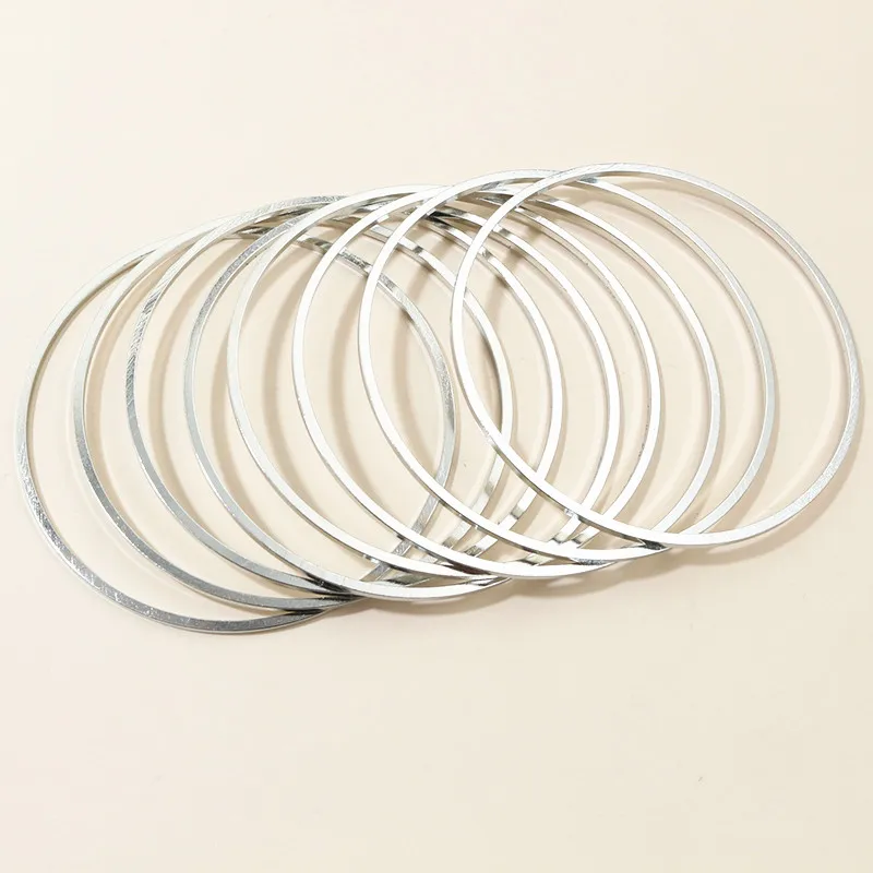 Set of 10 Brass Hoop Earring Wires
