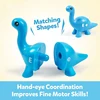 Kid Matching Letters Dinosaur Toy Toddlers Double-Sided Letters Montessori Preschool Educational Fine Motor Jigsaw Puzzle Toy 2