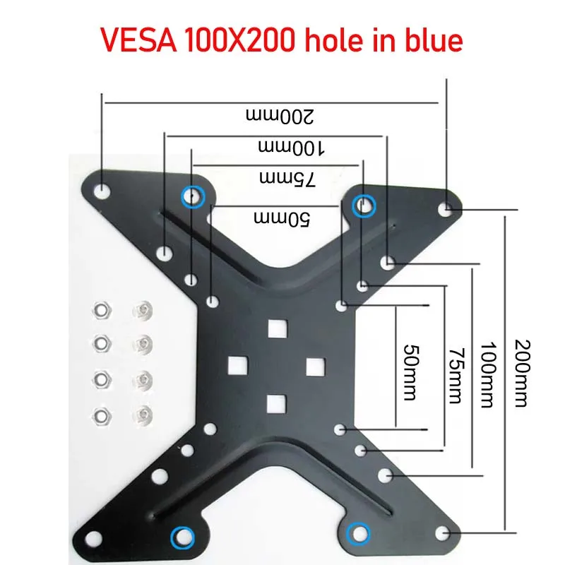 Supporto TV KIMEX 010-0045 Adattatore VESA Universale Per Supporto TV - Foto 5