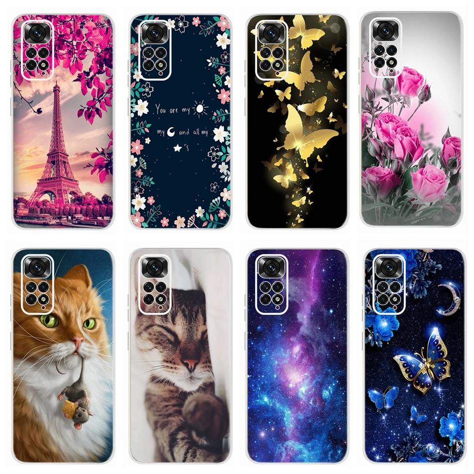 Per Xiaomi Redmi Note 12 Pro 4G Custodia Fashion Butterfly Custodie Protettive Morbide Per Xiaomi Redmi Note 12 Pro 4G Global Bumper