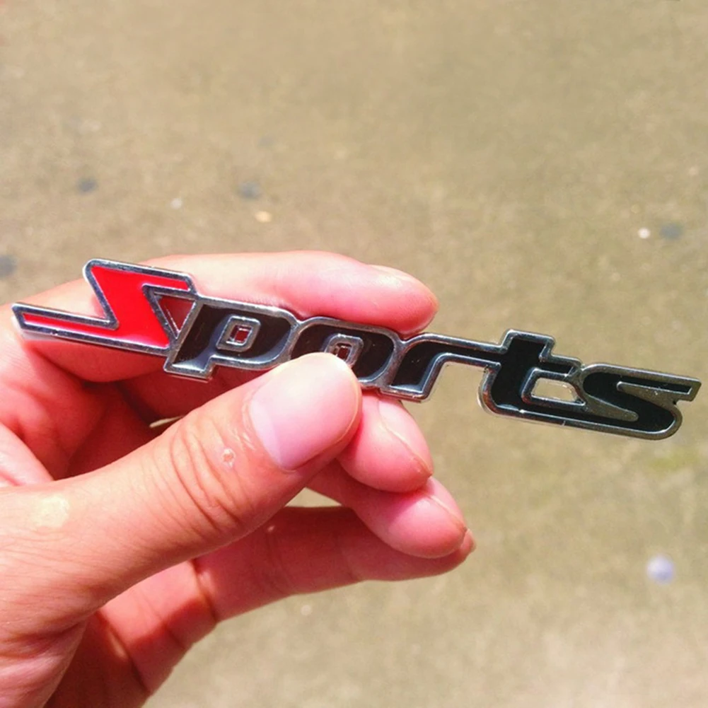 Fashion 3D Metal Sport Logo Sticker for Suzuki Swift Vitara Alto Jimny SX4  Dzire Ertiga Spacia Wagon Landy Ignis