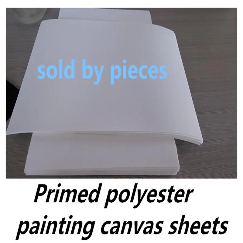 20*25cm 30*40cm Blank Primed Polyester Painting Canvas Sheets Sold by Pieces No Frame