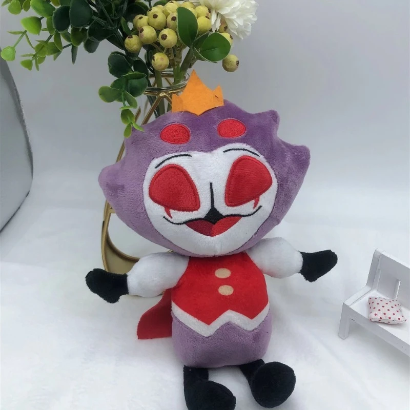 Cartoon Anime Helluva Boss Extremely Evil Boss Plush Toy Demon Doll Compared To Prince Leeds Anime Peripheral Plush Toys