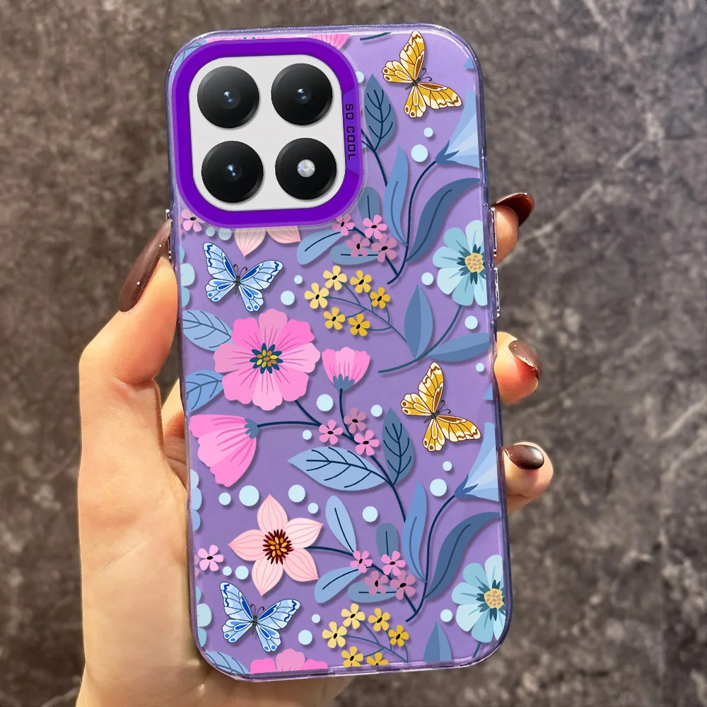 Graceful Flower Aurora Phone Case Cover