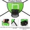 Trampoline Basketball Hoop Set Mini Basketball Hoop for Kids Waterproof Sunscreen Soft Material Basketball Goal Set For Children 3