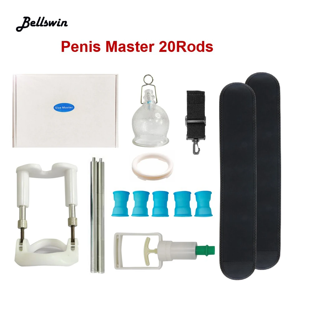 

Penis Master extender Device with Vacuum Cup for Penis Enlargement with 20 Rods from 0.2cm to 20cm for Male penis enhancement