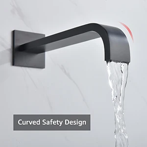 Description Picture 5 of itemSystem with High Pressure Rainfall Head, Handheld Head, Bathtub Faucet Trim Kit and 3 Function