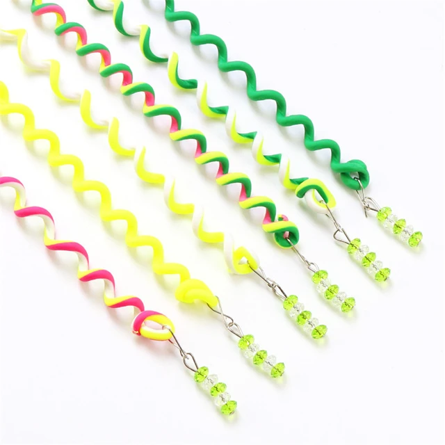 Rainbow Color Hair Braiding Tools For Girls Spiral Hairbands For