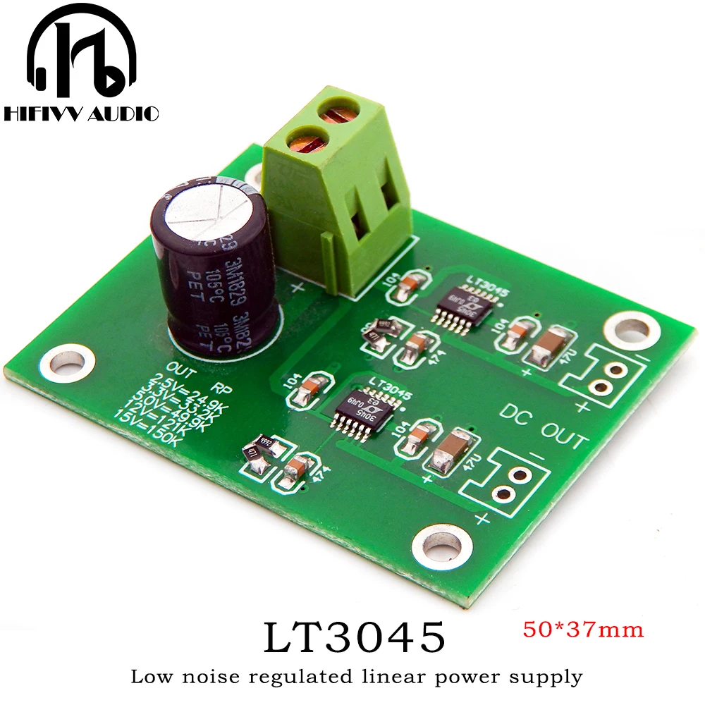 

LT3045 LT3094 Low noise regulated linear power supply For HiFi Audio amplifier DAC system Diy Kits