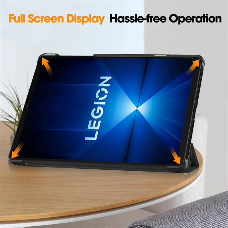 Premium Tri-Folding Magnetic Stand Protective Case for 8.8'' Tablets - Kid-Friendly Design