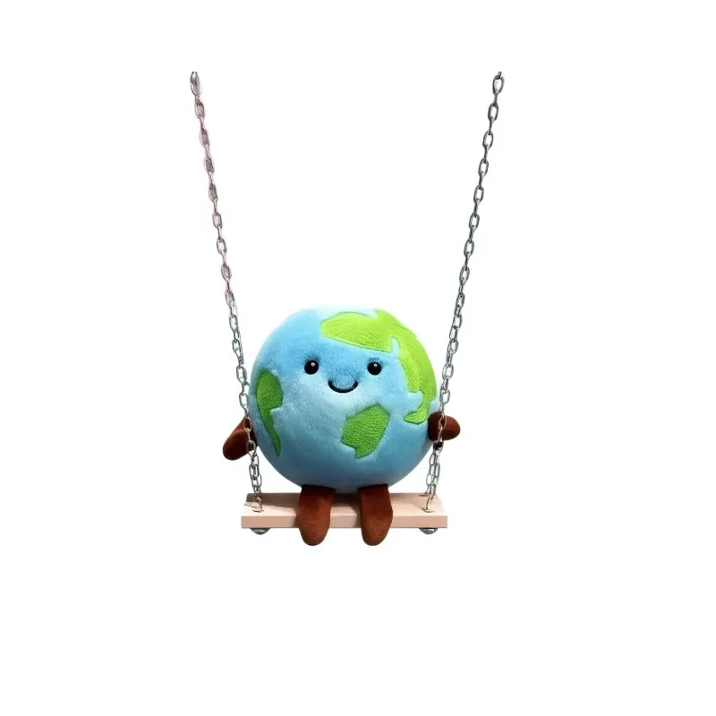 Small Earth Plush Toy Decorative Pendant Doll of Internet Celebrities Creative and Interesting Bag Mobile Phone Pendant