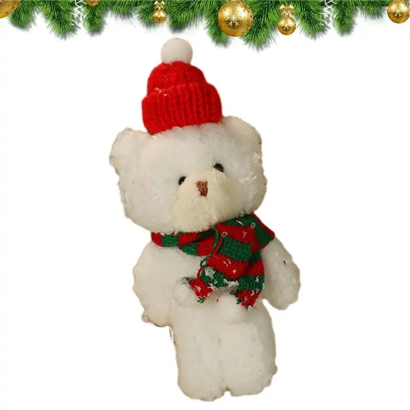 

Рождественские плюшевые медведи, медведь, мягкий плюшевый Рождественский Санта-Клаус, плюшевый для камина, магазина, окна, книжная полка