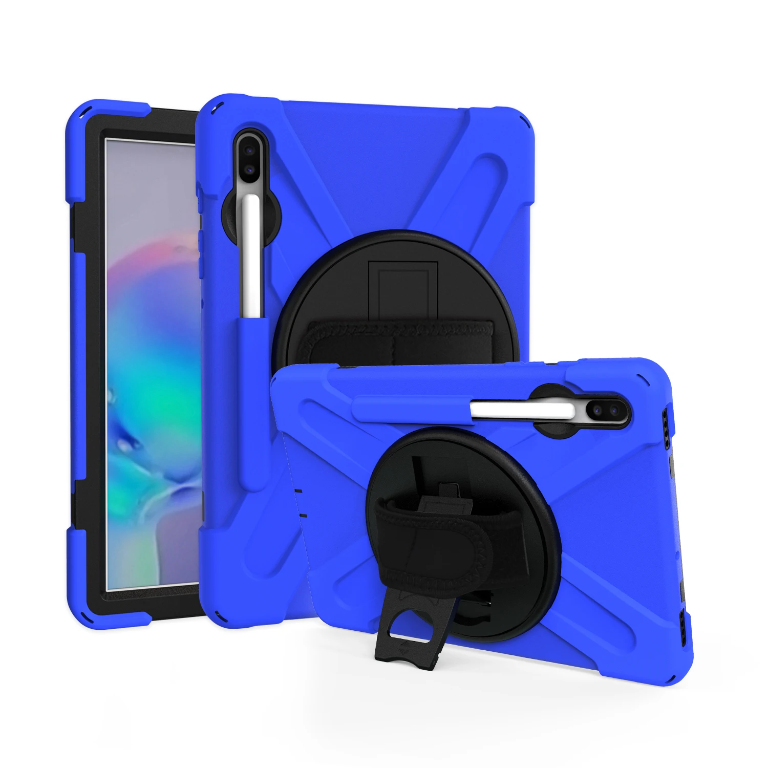 Prova de Choque com Alça de Mão para Samsung Galaxy Tab s6 10.52023 Sm-t860 T865 Sm-t865 Sm-t865 s Case à - Imagem 5