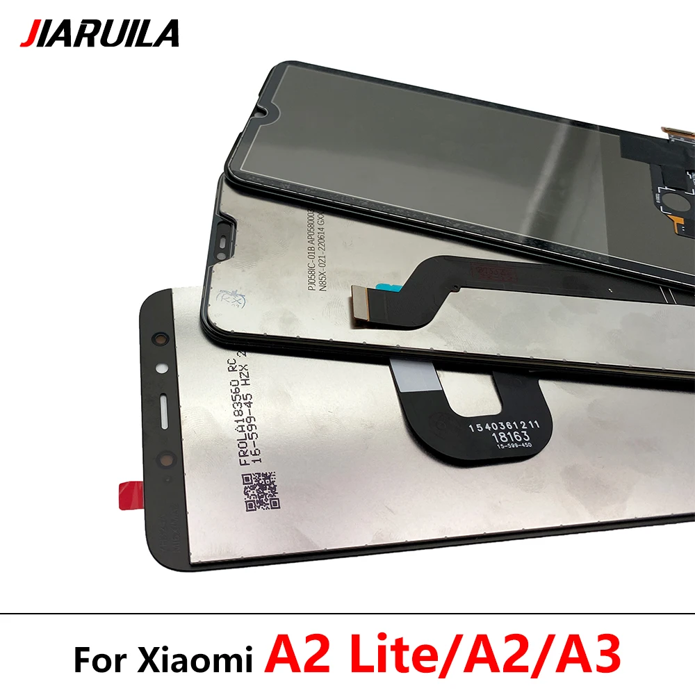 Écran Complet LCD + Vitre Tactile Pour Xiaomi Mi A2 5.99 Pouces | Noir | Neuf