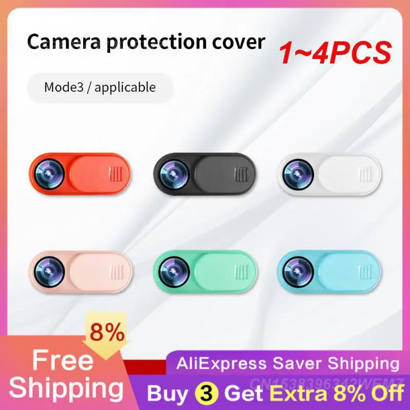 1 ~ 4Pcs Cover Per Webcam Anti-Peeping Per Ipad Pc Macbook Camera Privacy Cover Protettiva Accessori Per Auto