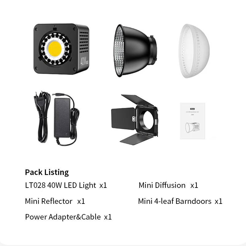 Amazon.com : Ulanzi LT028 40W LED Video Light, Portable
