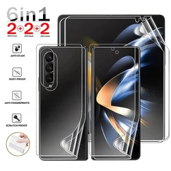 Universal 6 - in - 1 Hydrogel Screen Protector Set for Foldable Devices - Front, Back, and Inner Protection (2Front 2Back 2Inner)