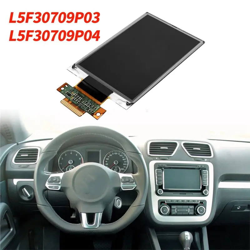 새로운 3.5인치 화면 VDO 계기판 디스플레이 L5F30709P04 시트 알테아 09-15 VW 파사트 스코다 LCD 클러스터 디스플레이 L5F30709P03