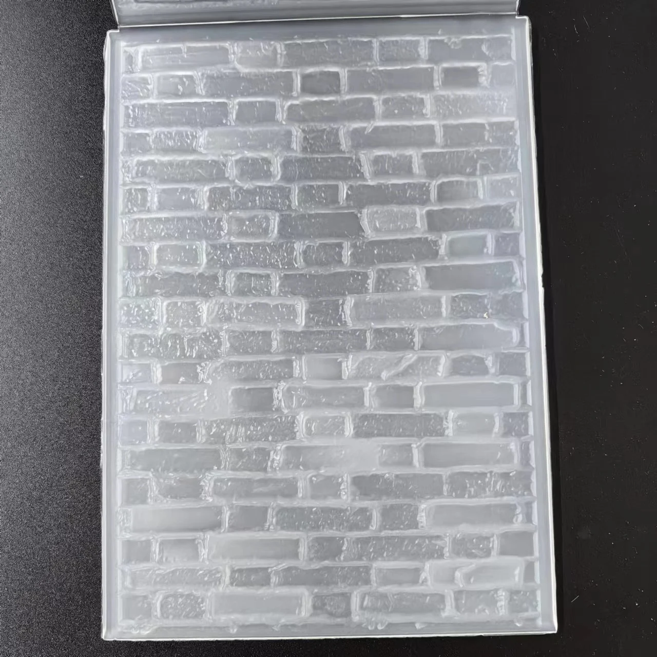 Merry Christmas 3D wall Brick Drawing stencil Embossing Folder for Card Making Floral DIY Plastic Scrapbooking Photo Album Card