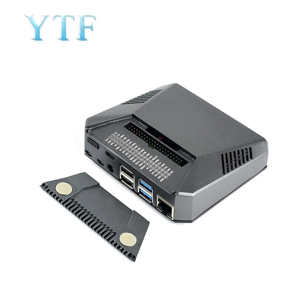 Aluminum Case Housing The Adapter Plate Cooling Fans + for Raspberry Pi 4 B ARGON ONE+ raspberry pi