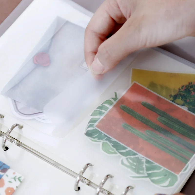 5Pcs A5A6 Binder Zipper Folders
