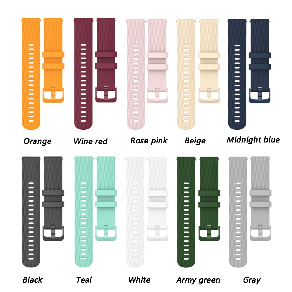 Garmin Vivomove Silicone Replacement Watchband - Sporty & Stylish Strap Accessories