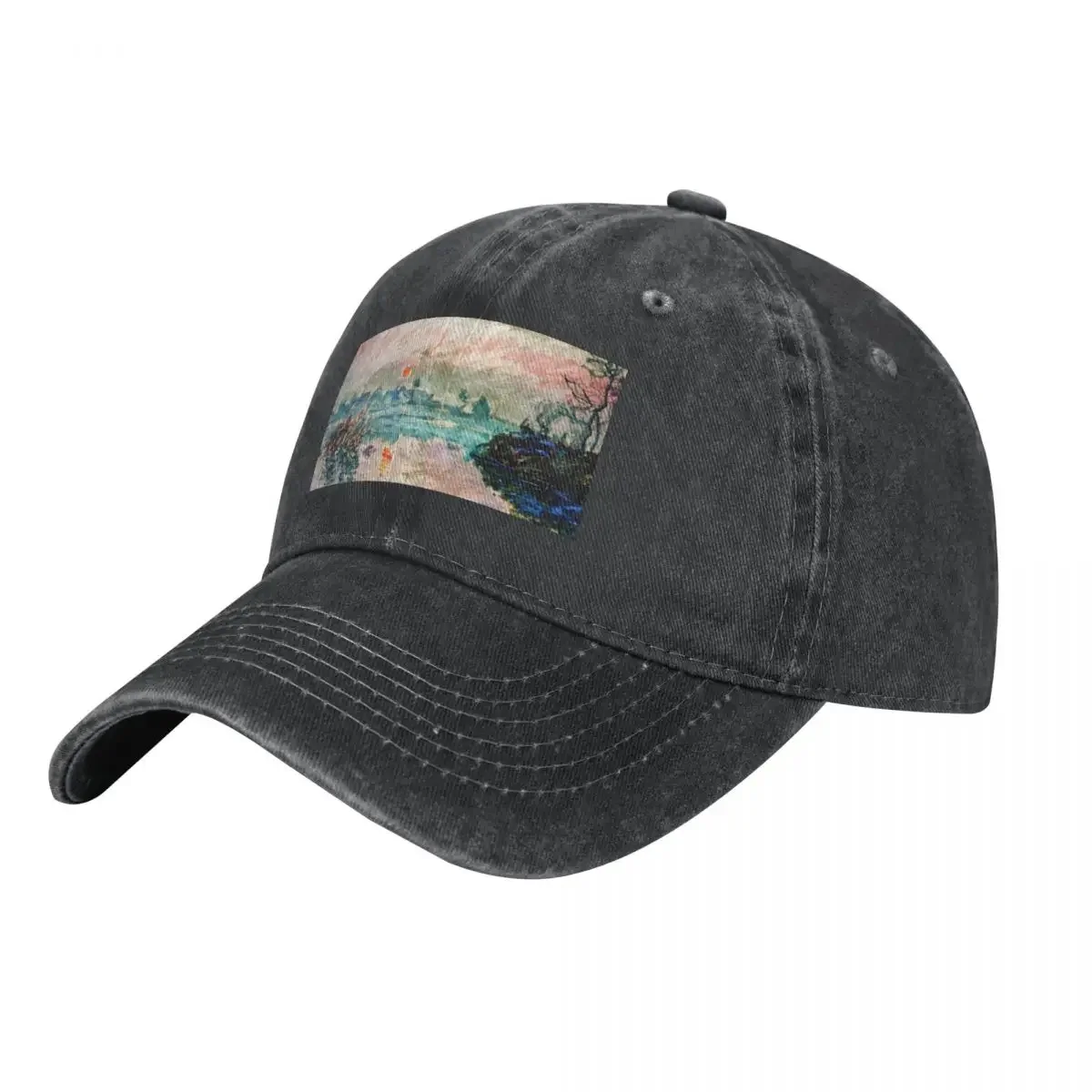 

Claude Monet's 'Soleil couchant sur la Seine à Lavacourt' Cowboy Hat Dropshipping western Hat Women Caps Men's
