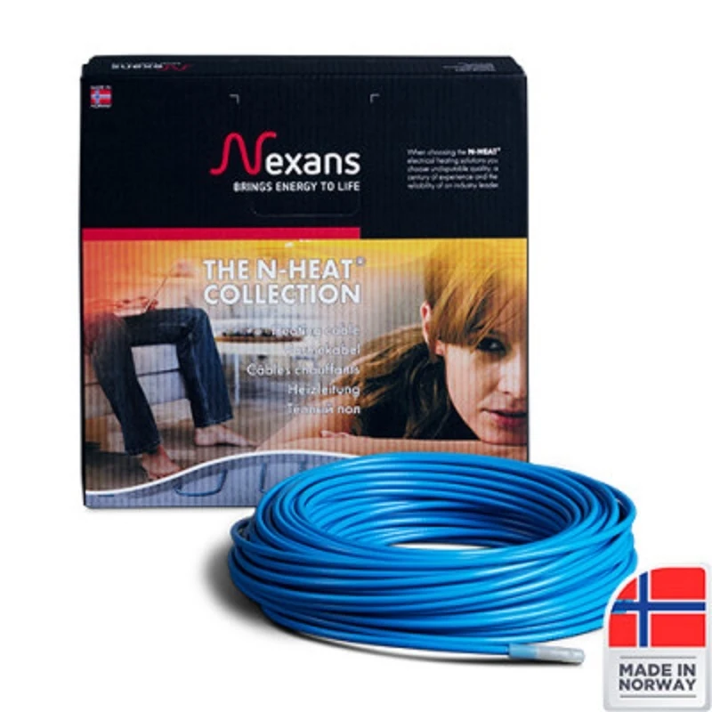Тонкий теплый пол Nexans MILLICABLE FLEX 900 Вт 57 п.м. 6 м2 |