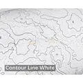45Contour Line White