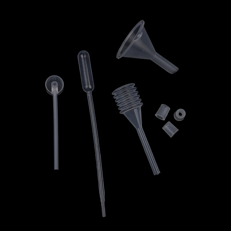 8units/Set Perfume Refill Tools Set Plastic Diffuser Syringe Straw Dropper Funnel Spray Dispensing Cosmetic Tools