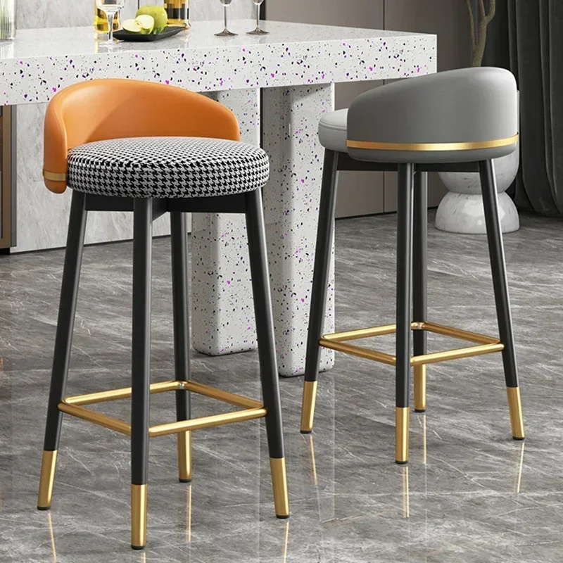 Stool Office Bar Chairs Designer Kitchen Luxury Barstool Kitchen Counter Bar Chairs Modern Tabourets De Furniture BY-106
