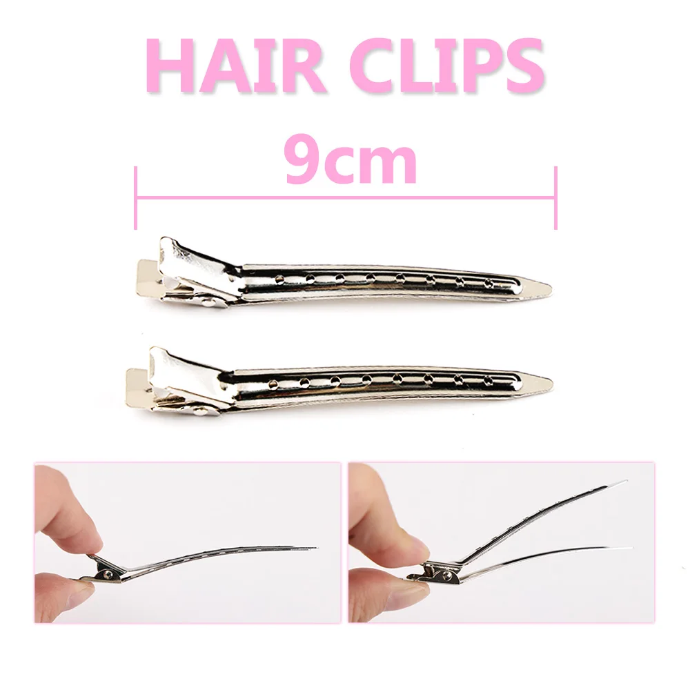 Hair Extensions Tool Set Fusion Heat Iron Hair Extensions Heat Tool Fusion Glue Protector Templates Clips Finger Protector