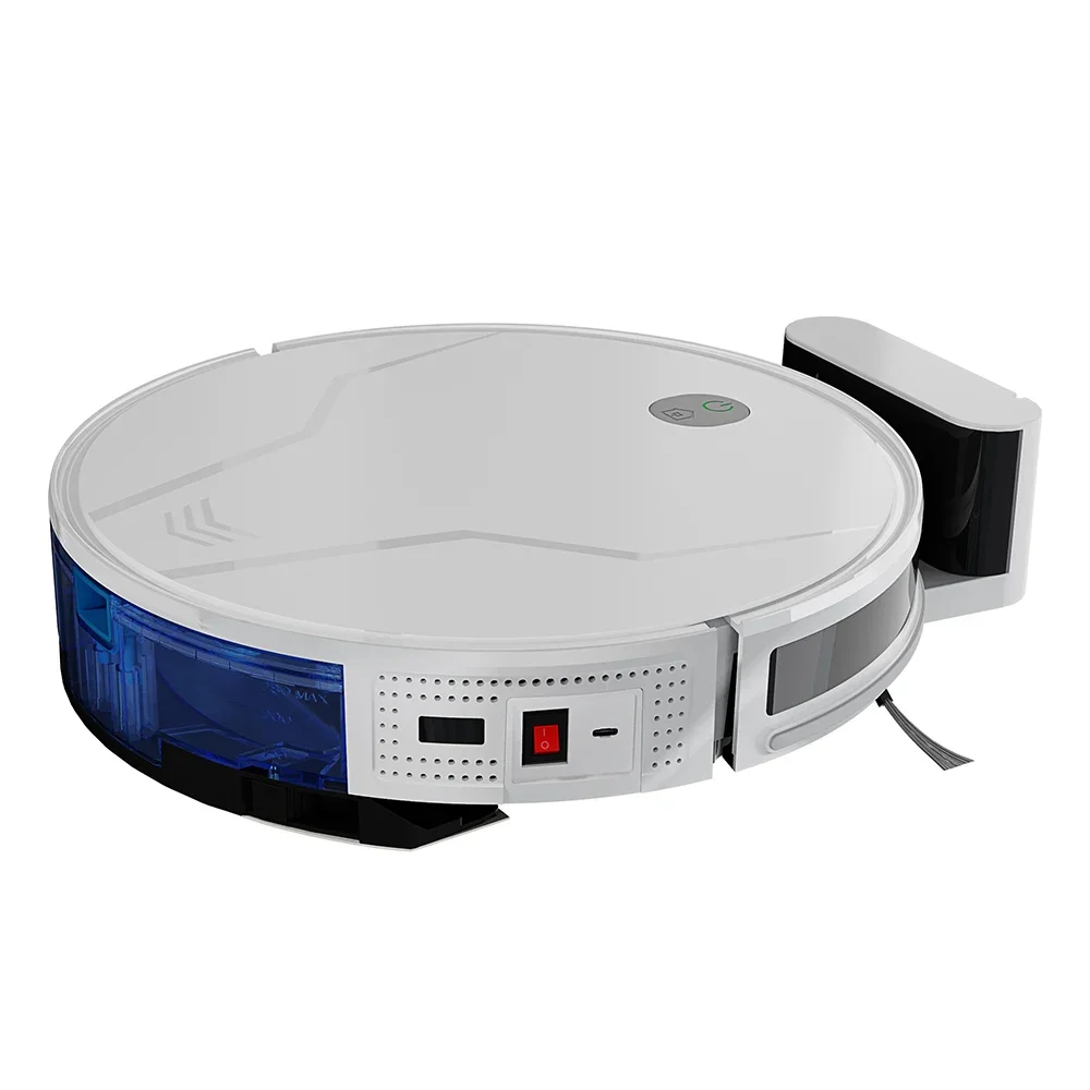 Tuya WiFi Robot Vacuum Cleaner with Strong 3500PA Suction Wet & Dry Cleaning Gyroscope System ping Hard Floors Hotels
