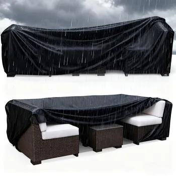 Outdoor Patio Furniture Covers in Many Sizes, Garden and Patio Set CoversSuitable for All Seasons on Patios, Lawns and Backyards 1