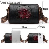Casual Women Handbag Soft Leather Shoulder Crossbody Bag 3