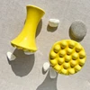 Yellow Ceramic Gua Sha For Face Body Massage Tool Body Guasha Board For Relief Massage Face Lift Gua Sha Massager 2