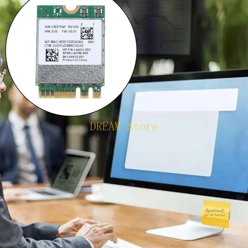 듀얼 밴드 미니 PCIE 네트워크 카드 RTL8822CE BT5.1 2.4/5GHz 1200M WLAN WIFI 카드 무선 네트워크 어댑터 WiFi 어댑터 최고의 판매