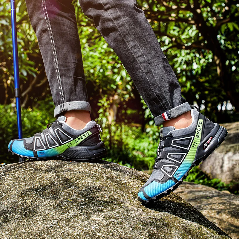 Herrenschuhe, Mountain Cross-Country-Fahrradschuhe, bequeme, rutschfeste Sportschuhe für Damen im Freien, Freizeit-Rennräder – Detail 19