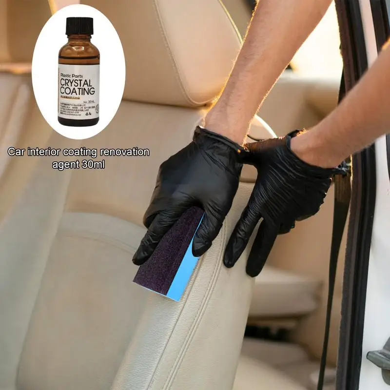 30Ml Car Trim Restaurer Car Plastic Recupero Esterno Renovator Trim Agente Detergente A Lunga Durata Restauro Restauratore Per Auto