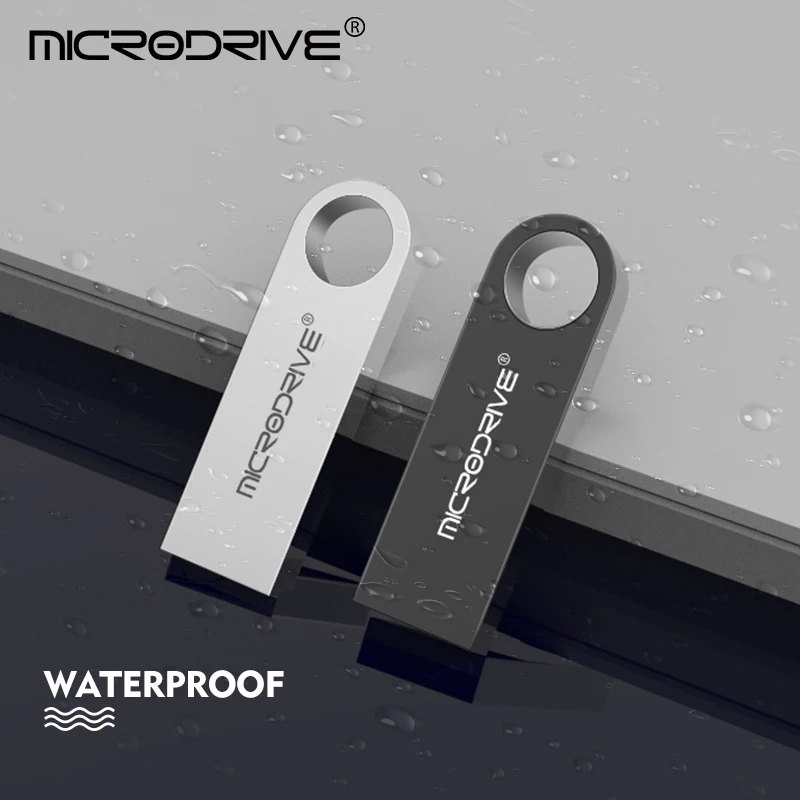 thumbnail image 3 of Memoria USB resistente al agua, 4 GB, 8 GB, 16 GB, 32 GB, 64 GB, memoria USB de metal, unidad de memoria USB con llavero, 3 of 5