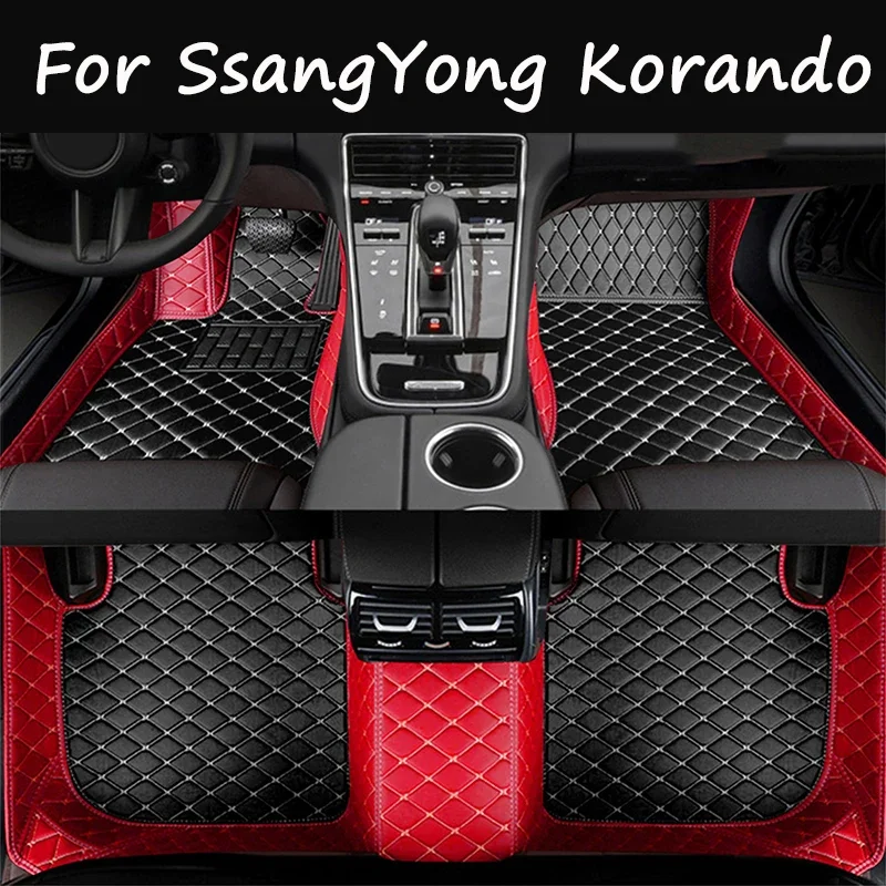 

Автомобильные коврики для SsangYong Korando C New Actyon C200 2010 ~ 2019, набор роскошных автомобильных ковриков, защитные коврики, аксессуары для домашних животных