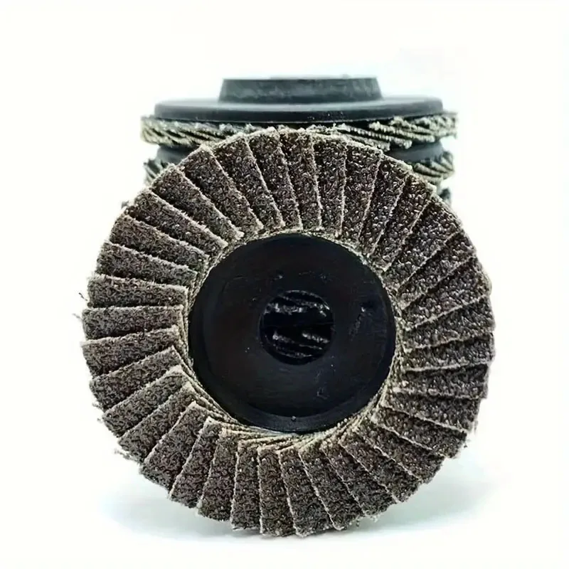 1pc/5pcs 4 Inches Black Sand Flap Discs Grinding Discs 4 Assorted Sanding Grinding Wheels, Aluminum Oxide Abrasives Grinder Disc