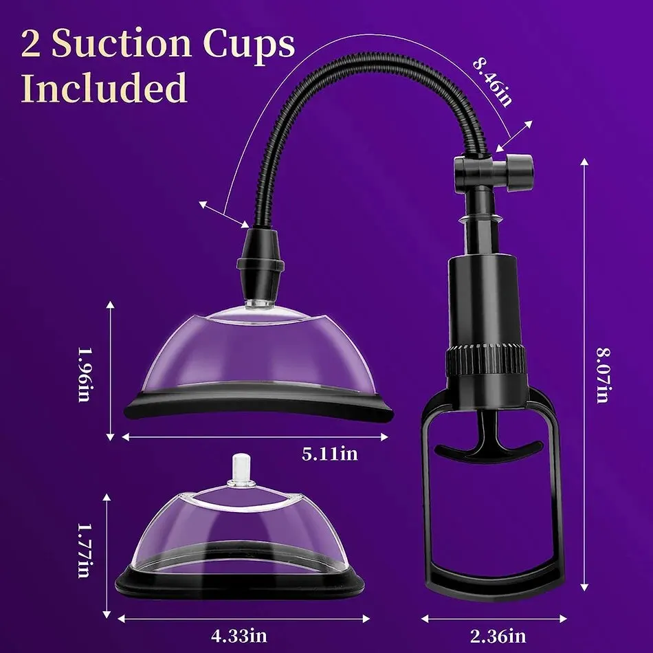 Pull Rod Pussy Pump Vagina Clitoris Sucker Manual Women Breast Massage Nipple Stimulator Enlarge Vacuum Pump Cover Adult Sex Toy sex toys